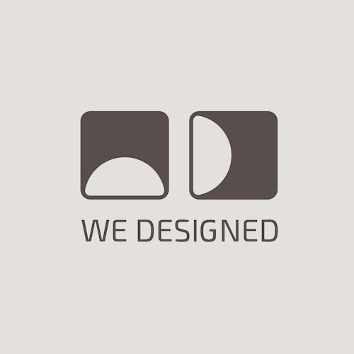 WE DESIGNED logo